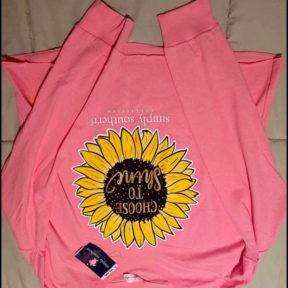 Nwt simply southern sz large crop long sleeve